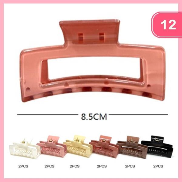 HAIR CLAW CLIP (12 UNITS)