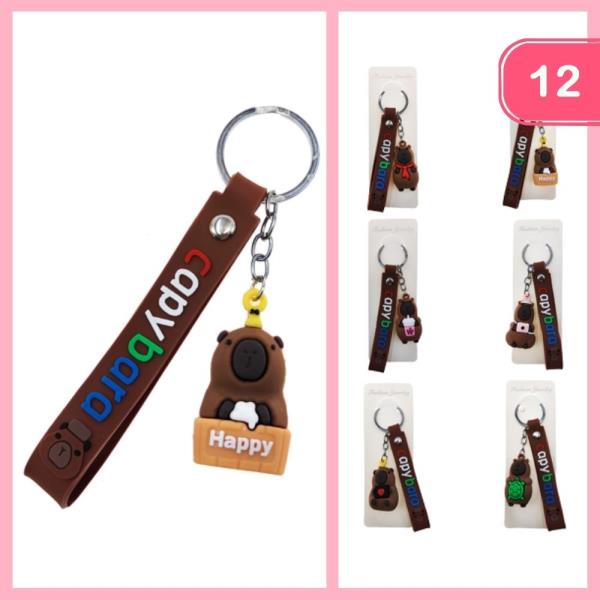 CAPYBARA KEYCHAIN (12 UNITS)