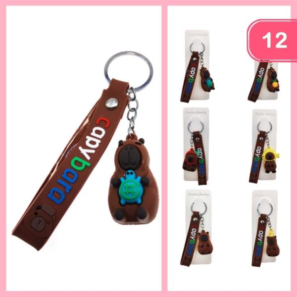 CAPYBARA KEYCHAIN (12 UNITS)