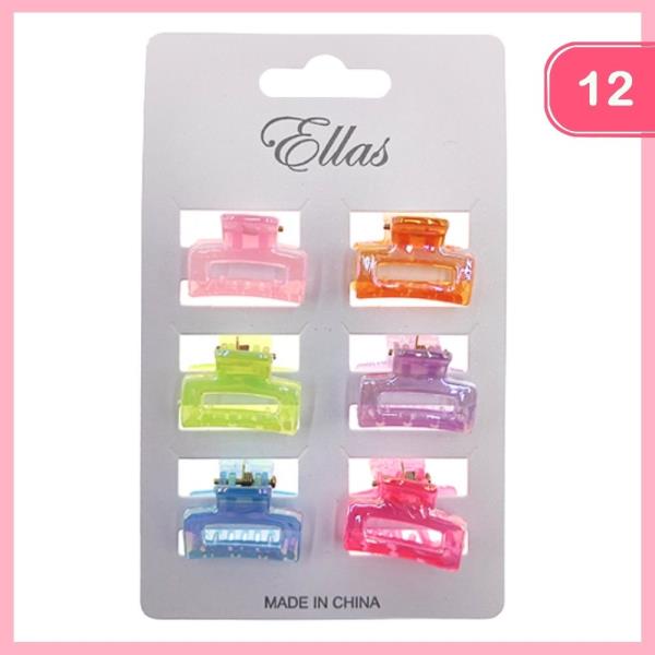 HAIR CLAW CLIP (12 UNITS)
