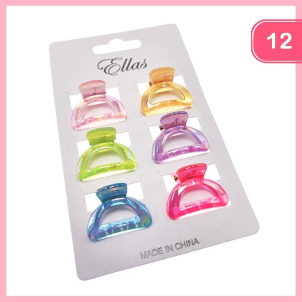HAIR CLAW CLIP (12 UNITS)