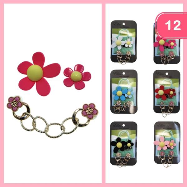 FLOWER CHAIN SHOE CHARM (12 UNITS)