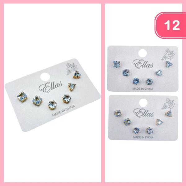 POST EARRING SET (12 UNITS)
