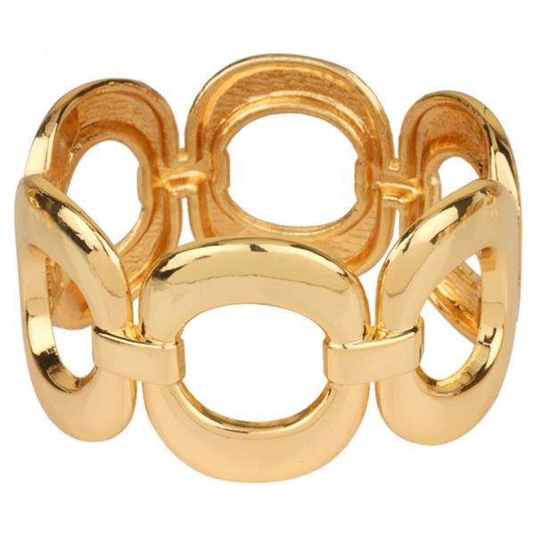 METAL LINK BANGLE HINGE BRACELET