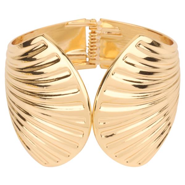 METAL SEA LIFE BANGLE HINGE BRACELET