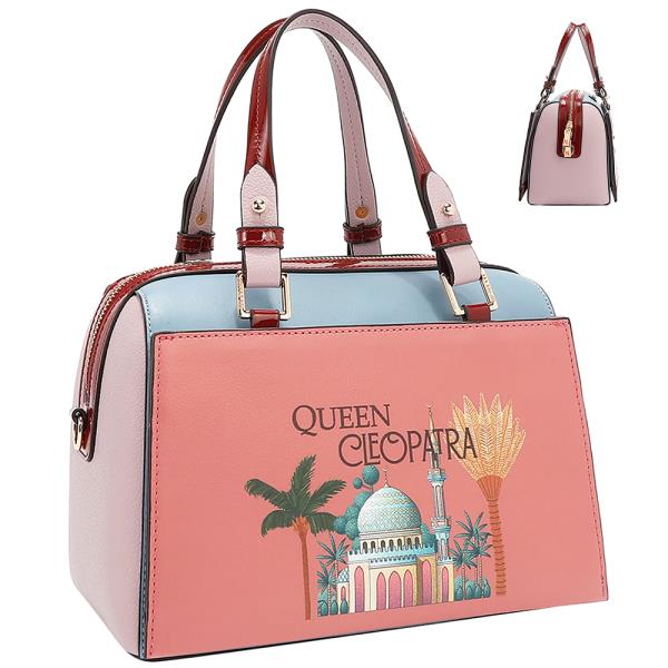 NICOLE LEE QUEEN CLEOPATRA BOSTON BAG