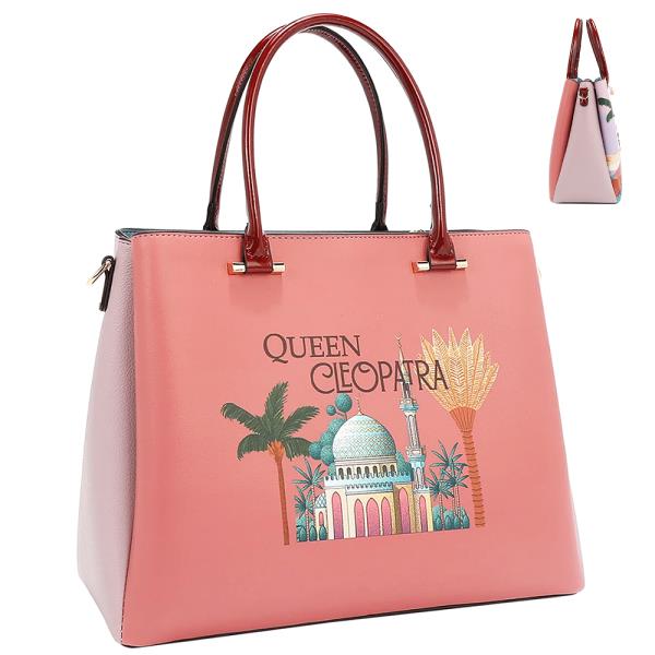 NICOLE LEE QUEEN CLEOPATRA SATCHEL BAG