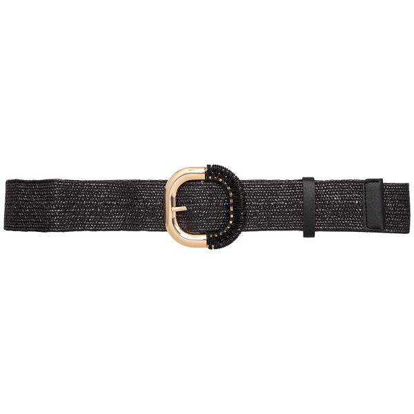 SQUARE BUCKLE SHAPED WOVEN BELT