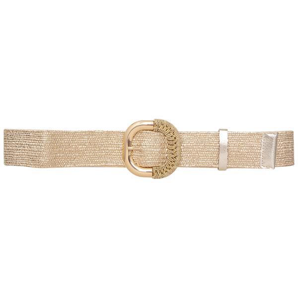 SQUARE BUCKLE SHAPED WOVEN BELT