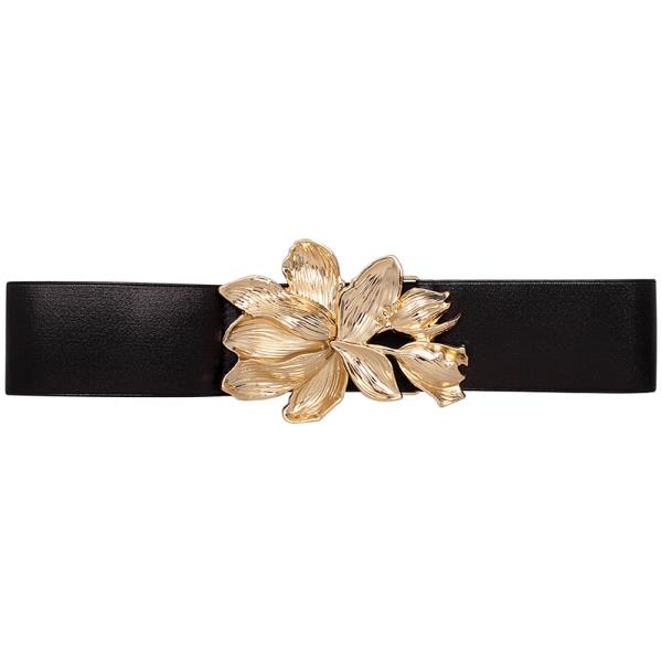 FLORAL METAL FASHION BELT