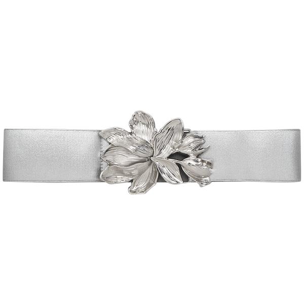 FLORAL METAL FASHION BELT