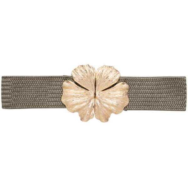 DOUBLE SIDED FLORAL FASHION BELT