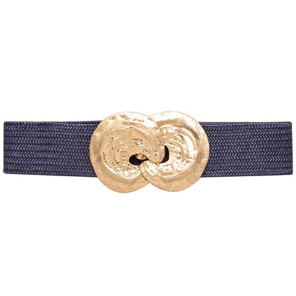 ROUND METAL JOINED WOVEN DESIGN BELT