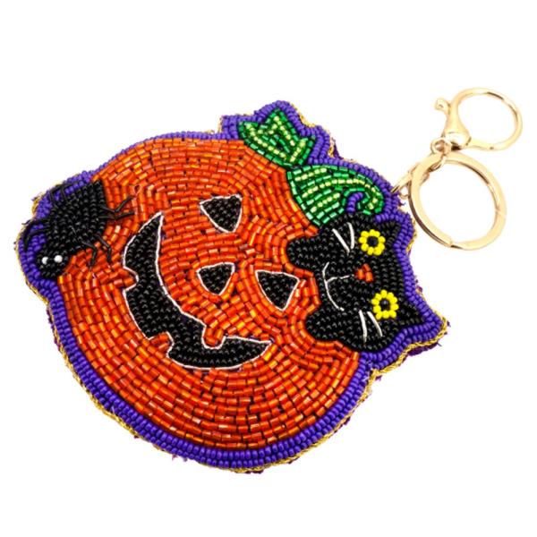 HALLOWEEN PUMPKIN KEYCHAIN