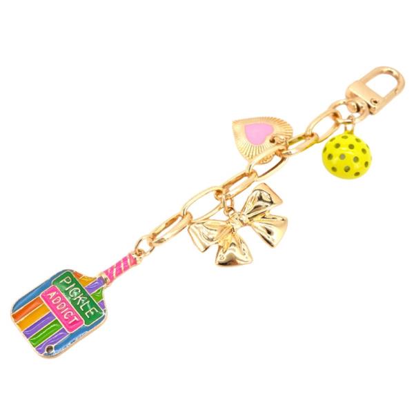 PICKLE ADDICT BOW BAG CHAIN