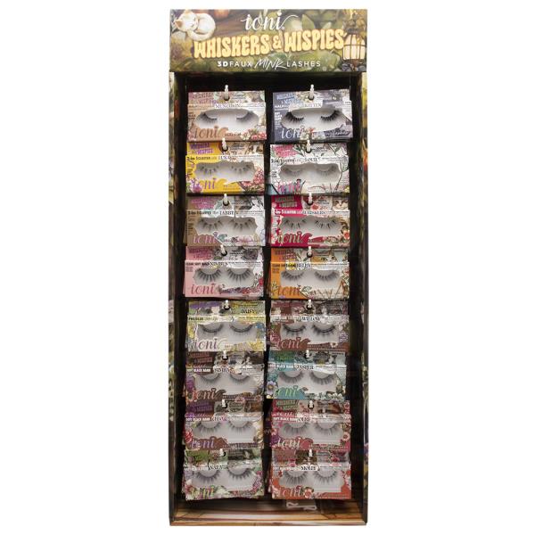 IONI WHISKERS AND WISPIES LASHES SET W DISPLAY