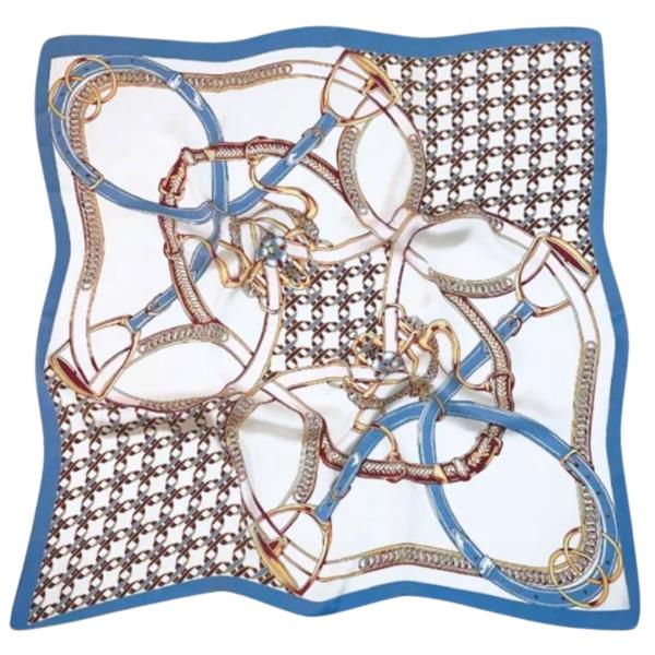 EQUESTRIAN CHAIN LINKS SILKY BANDANA