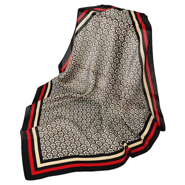 RETRO CHAIN LINKS SILKY BANDANA SCARF