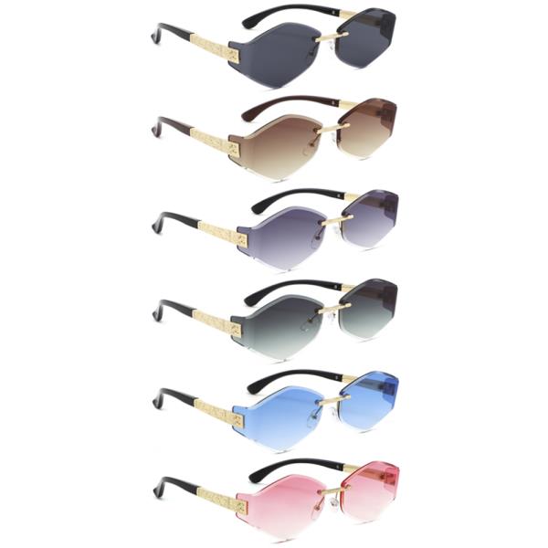TRENDY SHAPED SUNGLASSES 1DZ