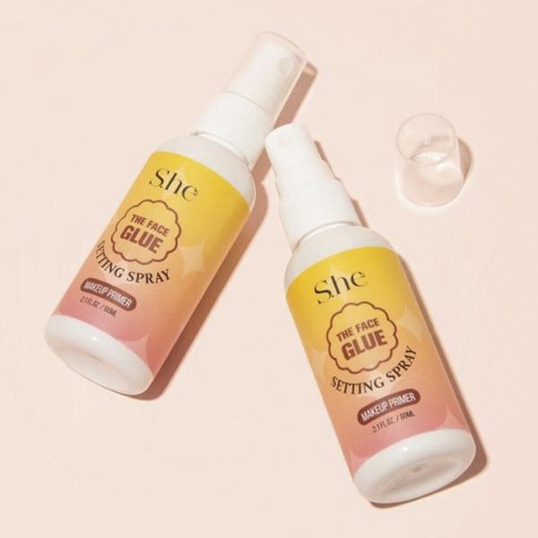 SHE MAKEUP THE FACE GLUE SETTING SPRAY (12 UNITS)