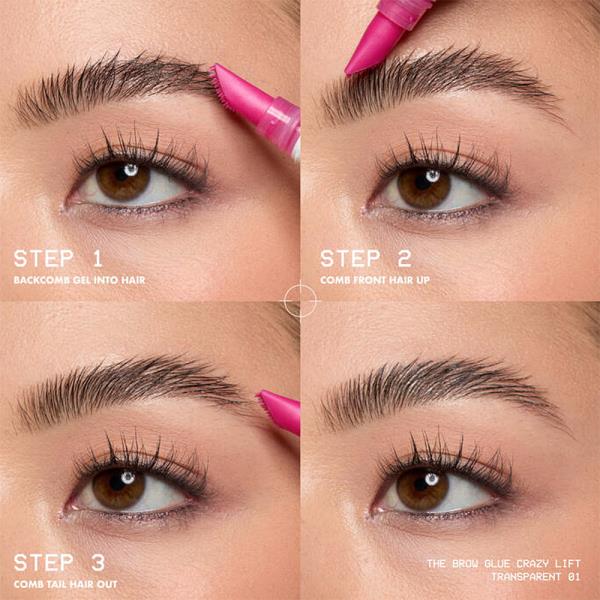 NYX MAKEUP THE BROW GLUE CRAZY LIFT BROW LAMINATION GEL (3 UNITS)
