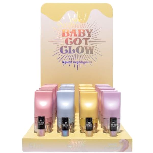 SHE MAKEUP BABY GOT GLOW LIQUID HIGHLIGHTER (24 UNITS)