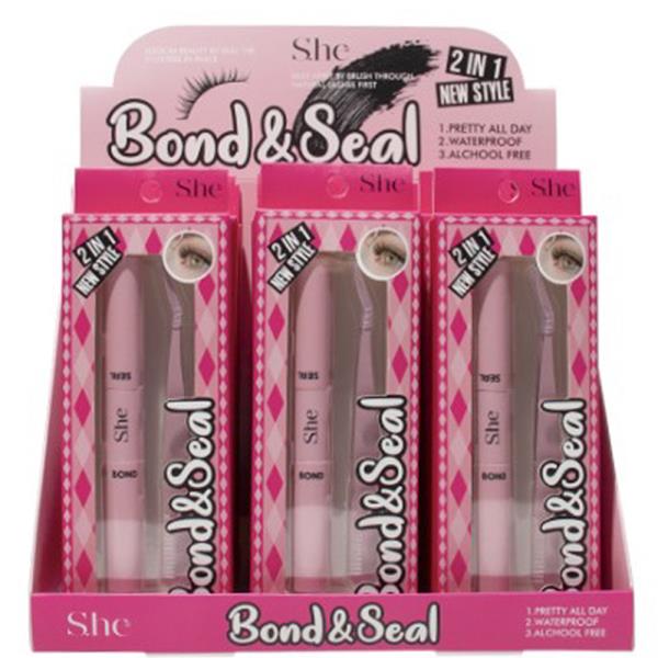 SHE MAKEUP 2IN1 BOND AND SEAL (12 UNITS)