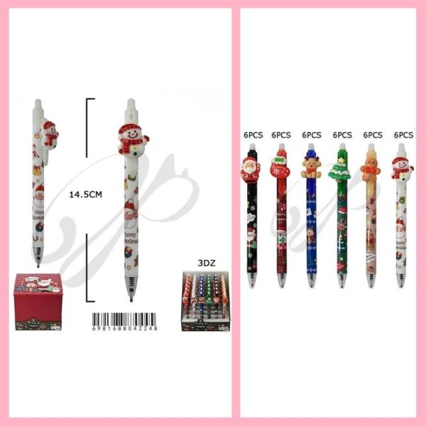 CHRISTMAS PENS (36 UNITS)
