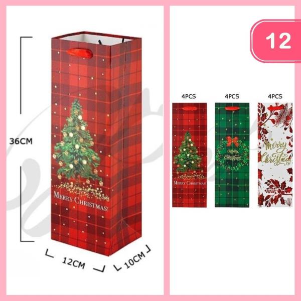 CHRISTMAS GIFT BAG (12 UNITS)