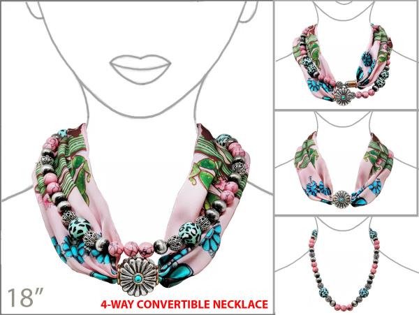 CONCHO 4 WAY CONVERTIBLE NECKLACE