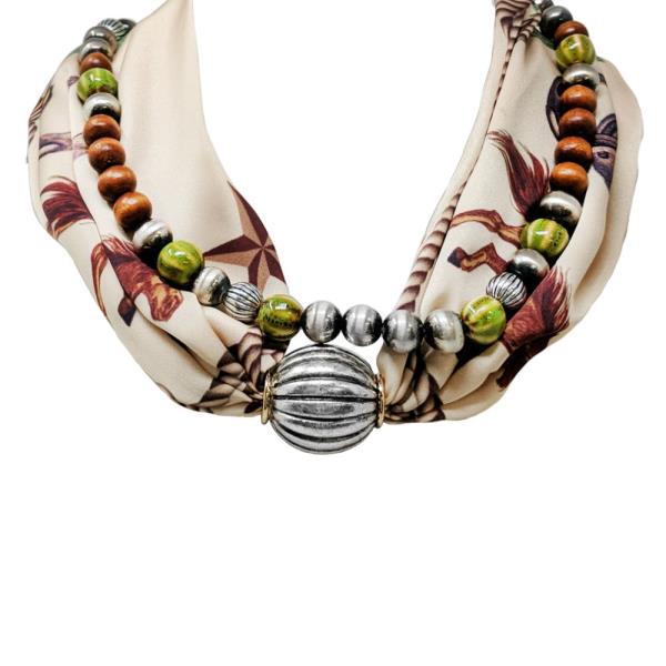 BEADED 4 WAY CONVERTIBLE NECKLACE