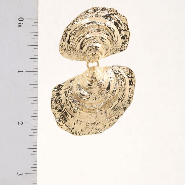SDJ SEASHELL METAL DANGLE EARRING