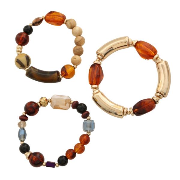 MIXED BEAD BRACELET SET