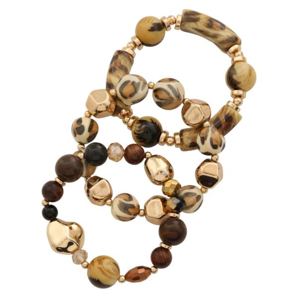 MIXED BEAD BRACELET SET