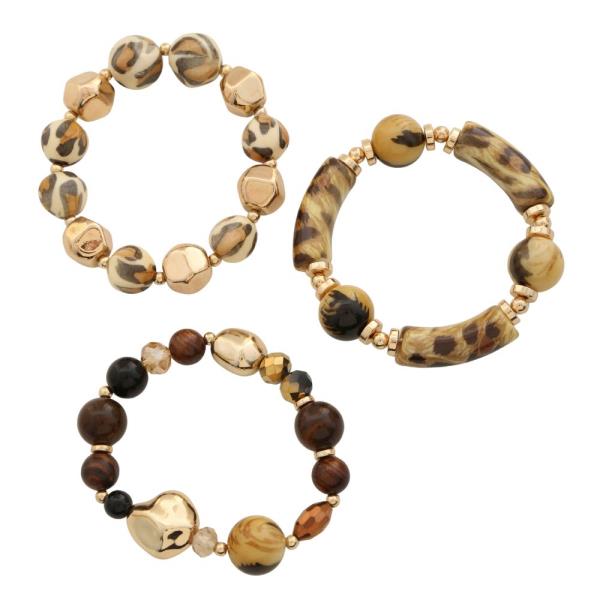 MIXED BEAD BRACELET SET
