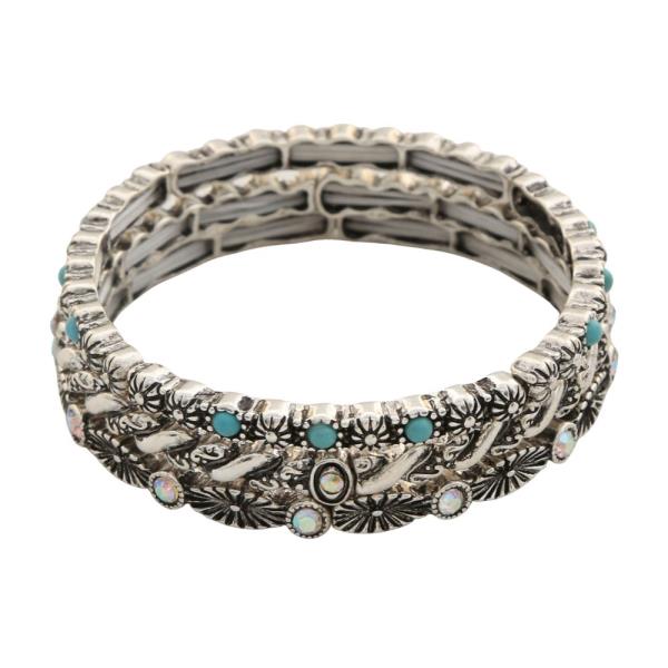 WESTERN METAL BRACELET SET