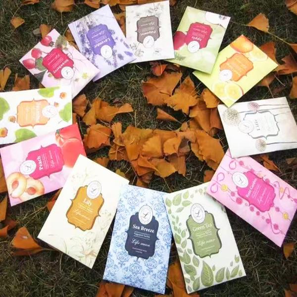 ASSORTED SCENTED PAPER AIR FRESHENER SET