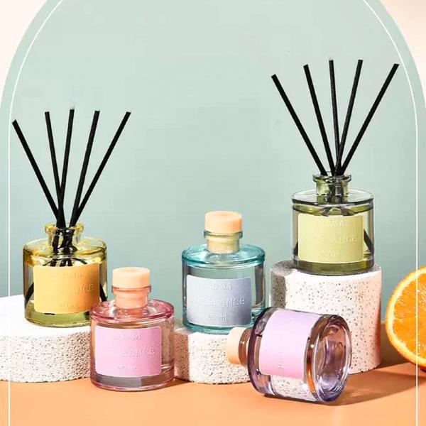 AROMA GLASS BOTTLE FRAGRANCE DIFFUSER SET