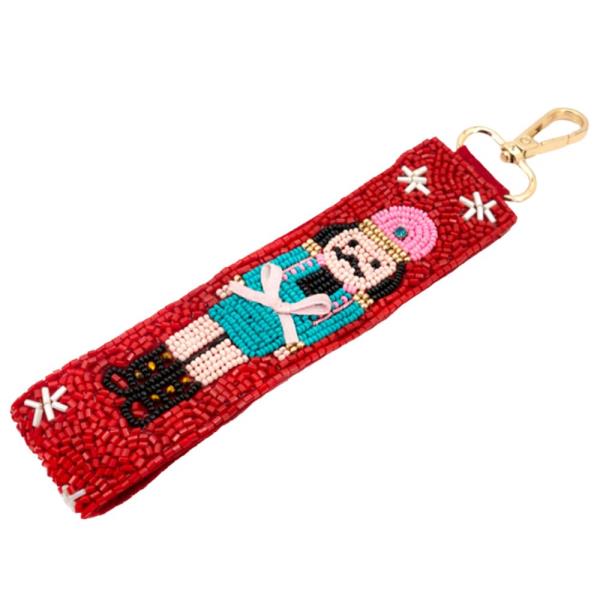 NUTCRACKER HAND STRAP KEYCHAIN