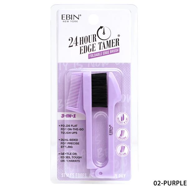 EBIN 24HOUR EDGE TAMER 3IN1 FOLDABLE EDGE BRUSH