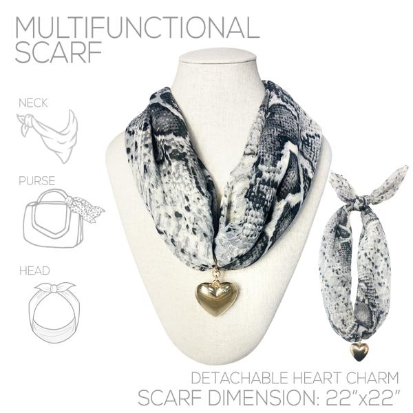 MULTIFUNCTIONAL SCARF NECKLACE