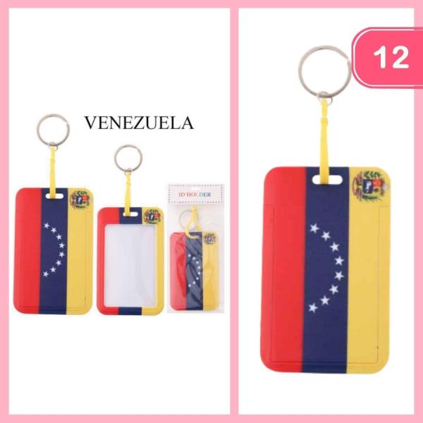 VENEZUELA FLAG ID HOLDER (12 UNITS)