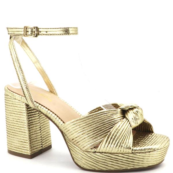 PLEATED KNOT PLATFORM HEEL 12 PAIRS