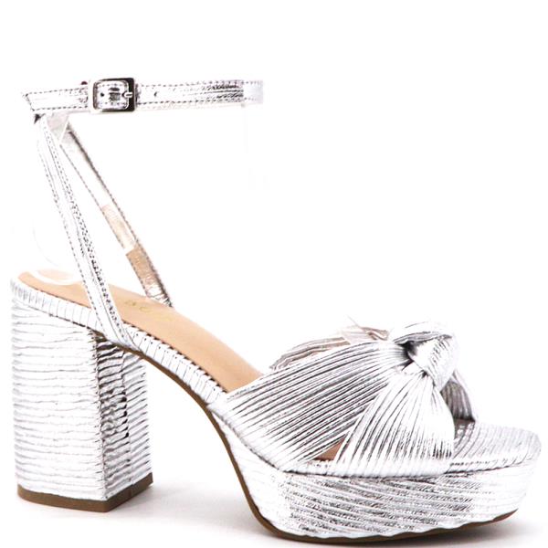 PLEATED KNOT PLATFORM HEEL 12 PAIRS
