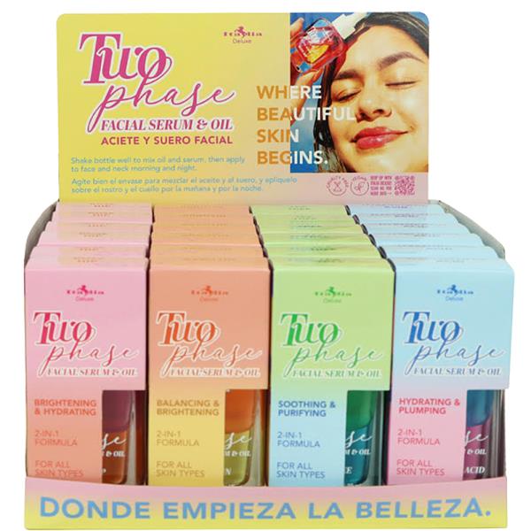 ITALIA DELUXE TUO PHASE FACIAL SERUM AND OIL (24 UNITS)