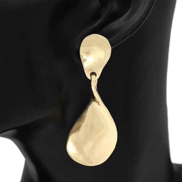 BENT METAL EARRING