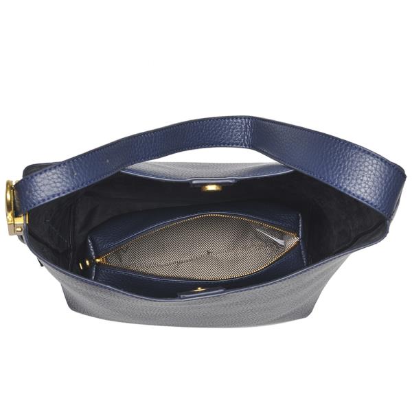 2IN1 TEXTURED SHOULDER HOBO BAG W ZIPPER POUCH