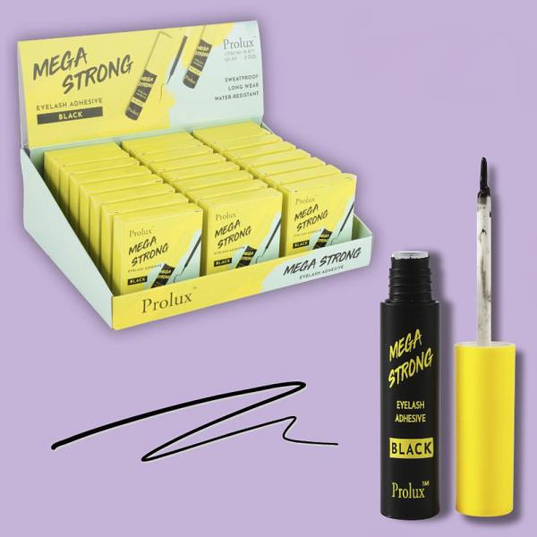 PROLUX MEGA STRONG EYELASH ADHESIVE (24 UNITS)