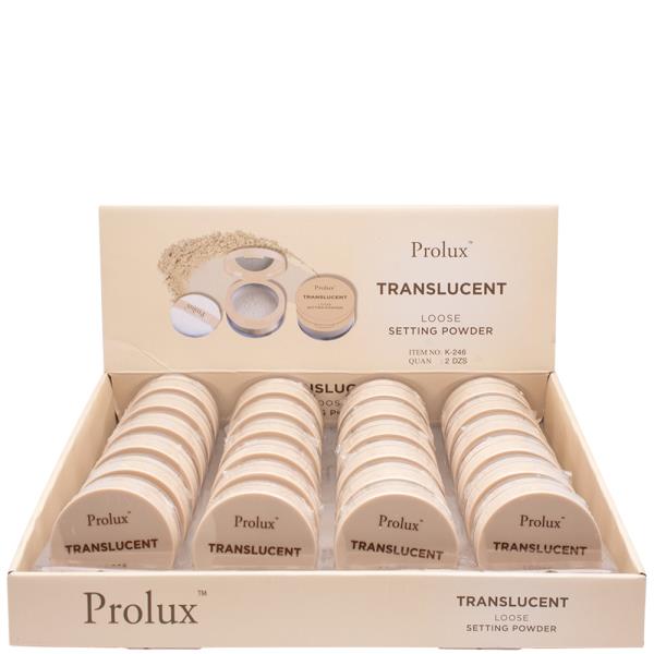 PROLUX TRANSLUCENT LOOSE SETTING POWDER (24 UNITS)