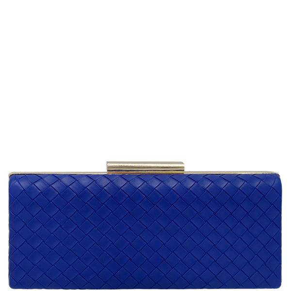 SMOOTH QUILT DESIGN EVENING CLUTCH BAG